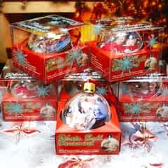 елочный шар с фотографией