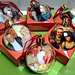 елочный шар с фото