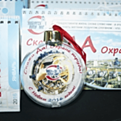 елочные шары со вставкой фото