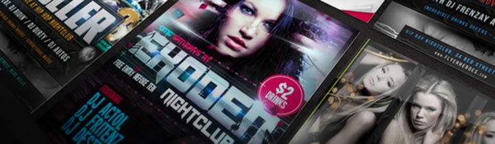 Рекламные плакаты, печать афиш