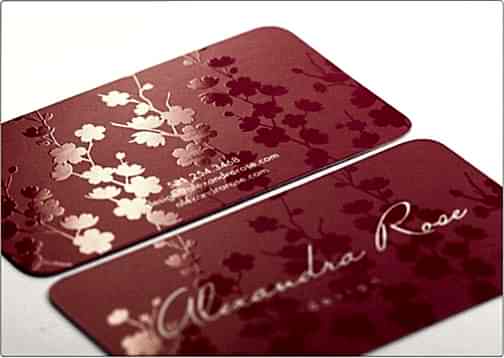 Визитки шелкография